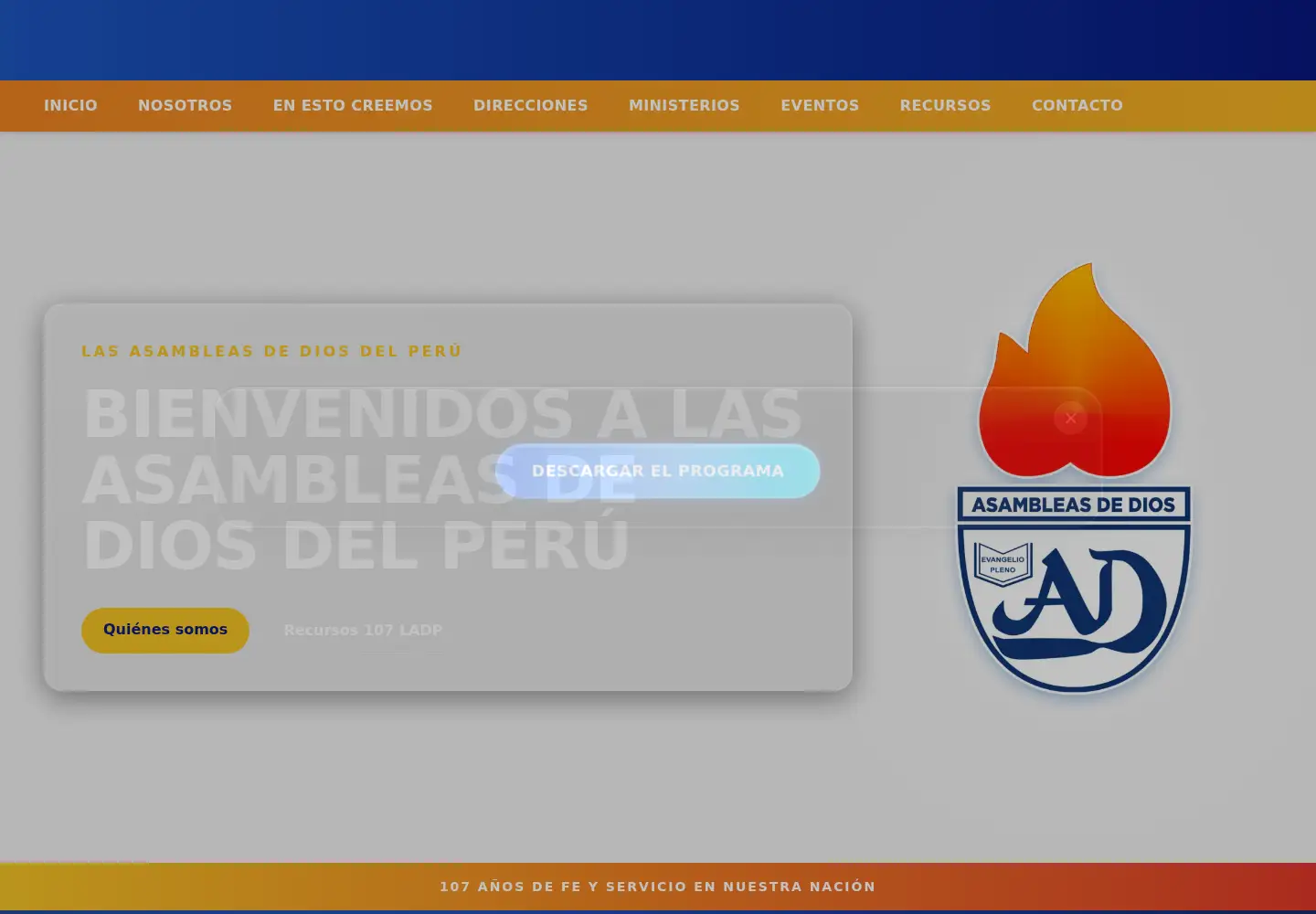 Screenshot of ladp.org.pe