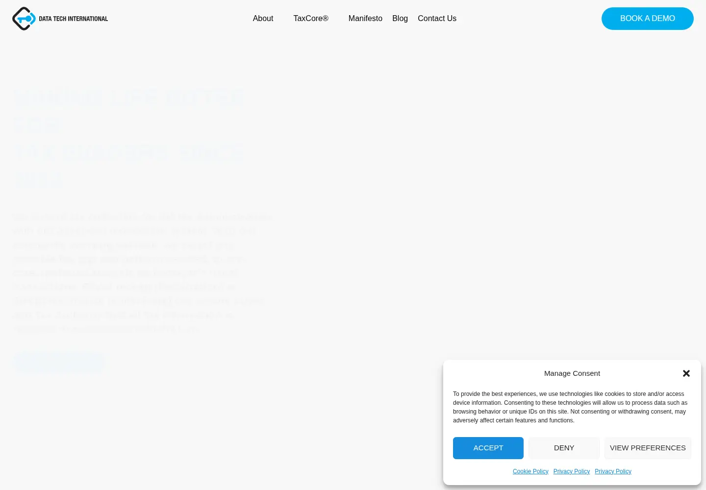 Screenshot of dti.rs
