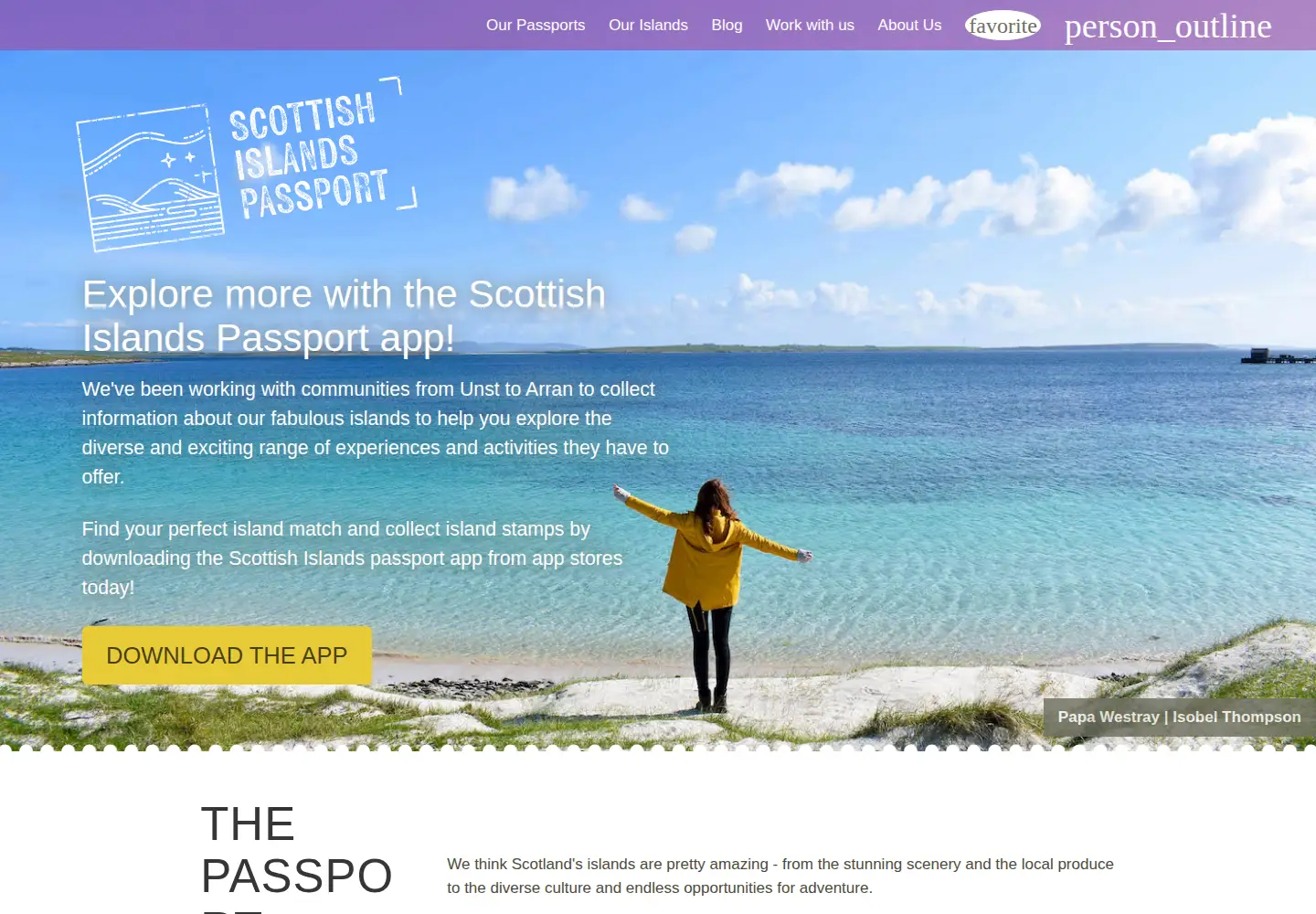 Captured homepage of islands.scot in the current scan