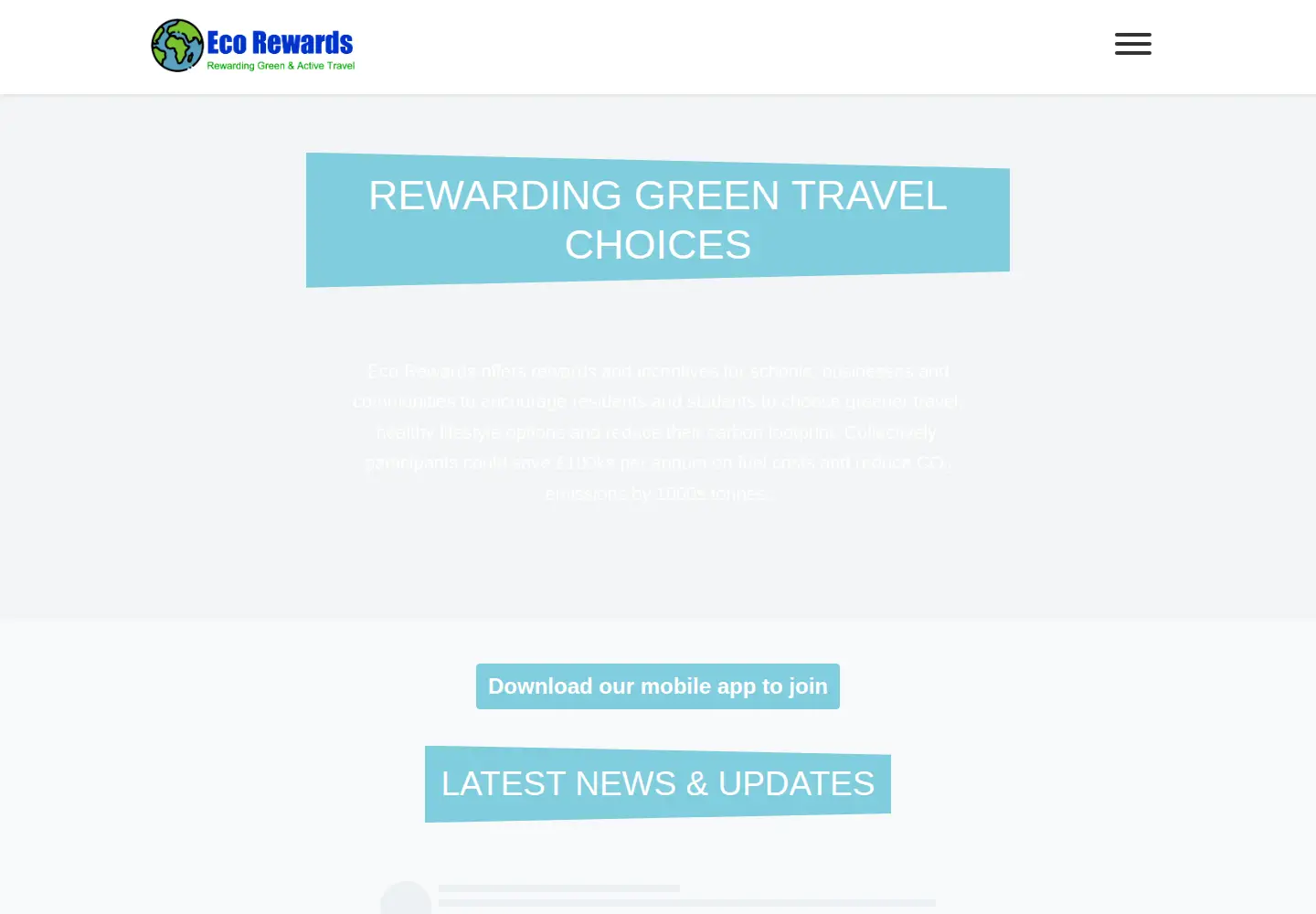 Screenshot of ecorewards.co.uk