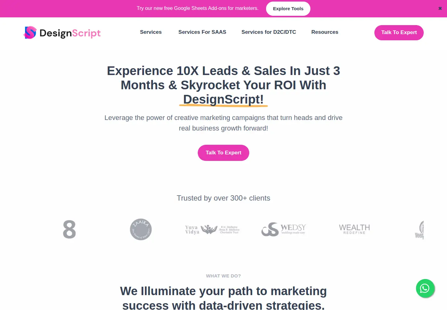 Screenshot of designscript.us