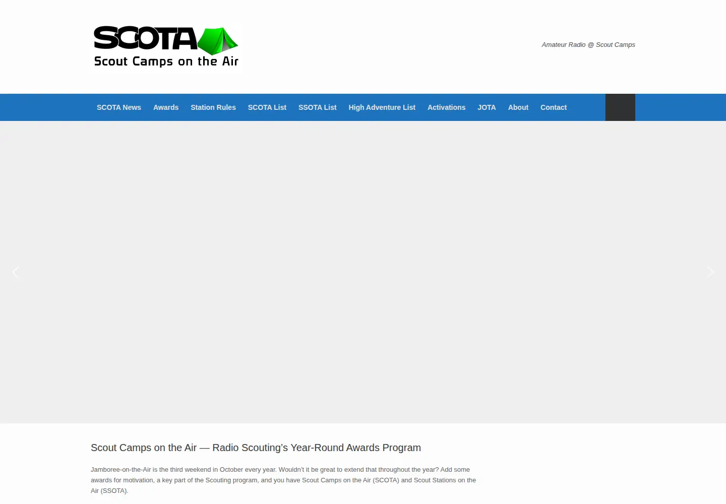 Screenshot of scota.us