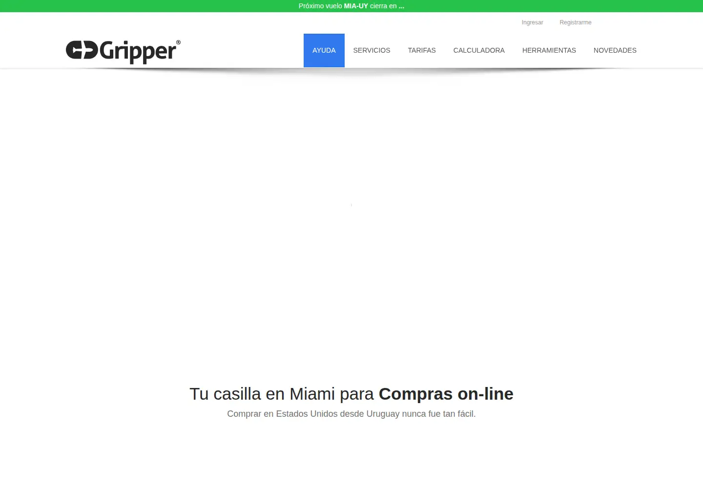Screenshot of gripper.com.uy