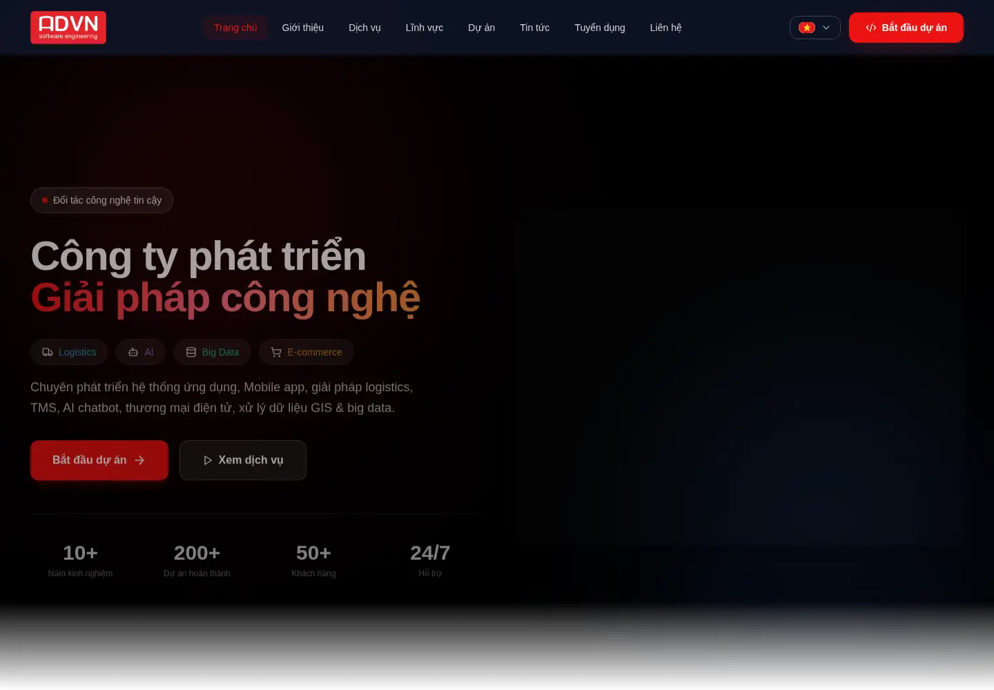 Screenshot of advn.vn
