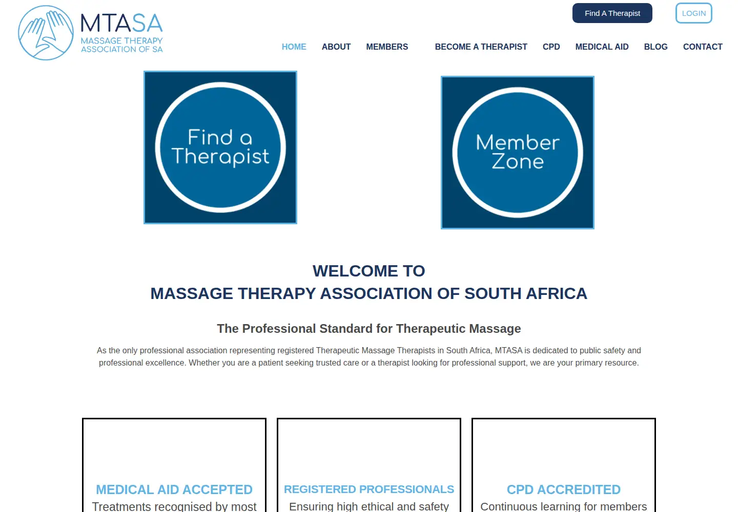 Captured homepage of mtasa.co.za in the current scan