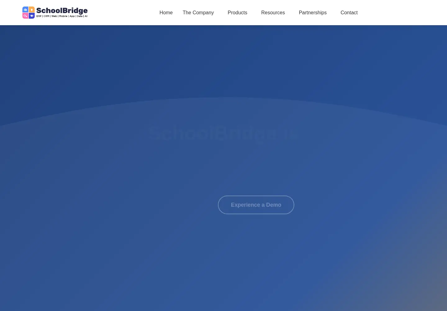 Screenshot of schoolbridge.co.za