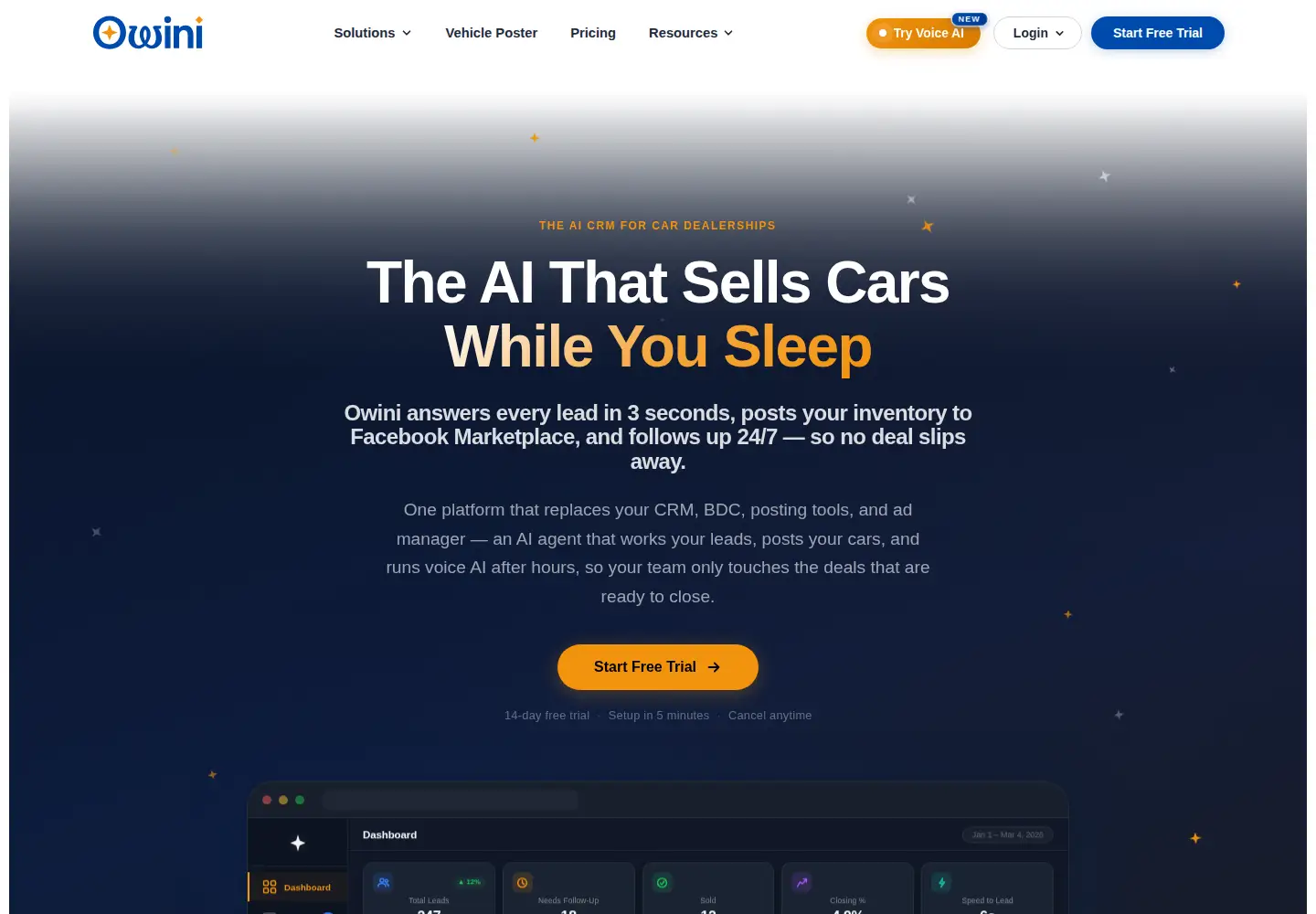 Screenshot of owini.ai