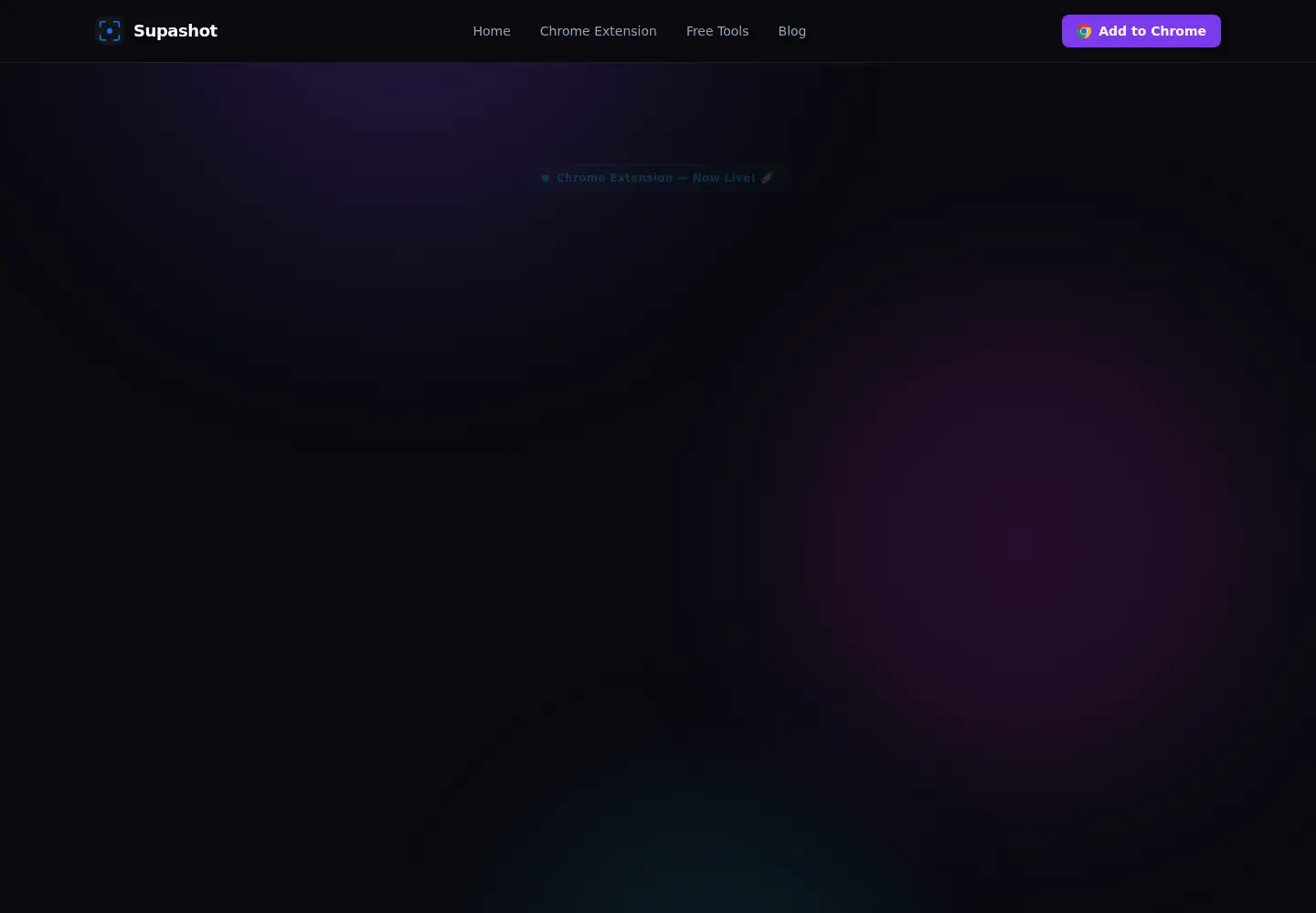 Screenshot of supashot.app