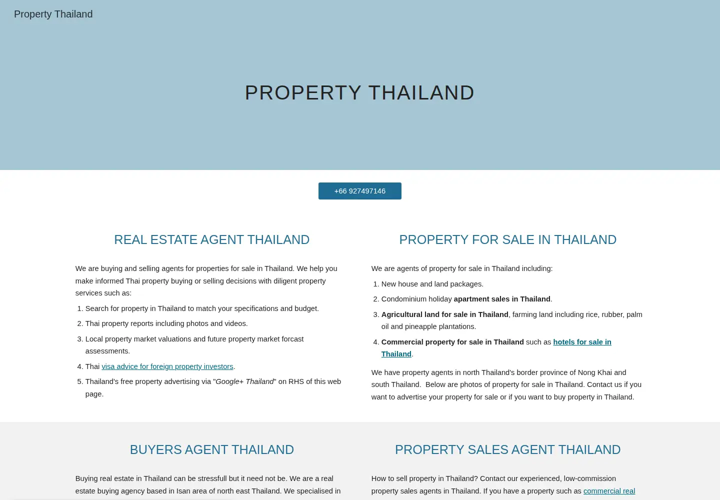 Screenshot of propertythailand.biz