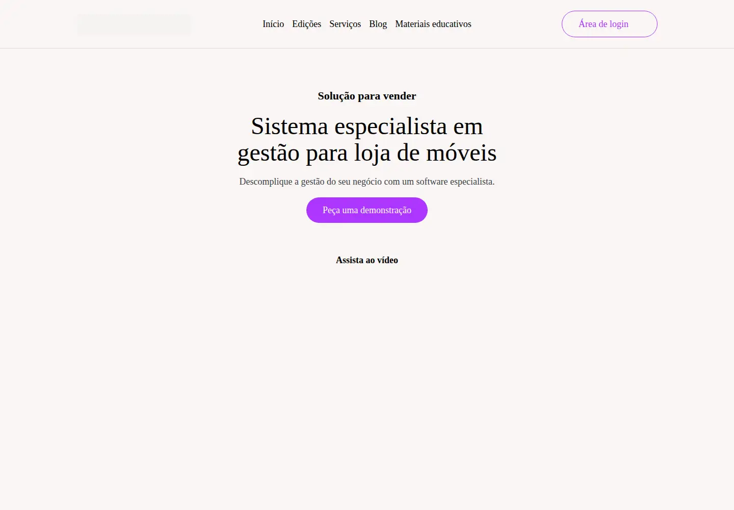 Captured homepage of foccolojas.com.br in the current scan