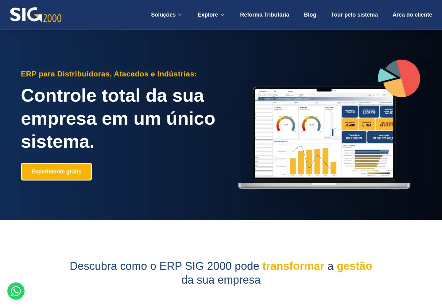 Screenshot of sig2000.com.br