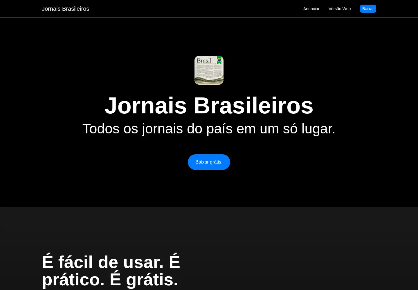 Screenshot of jornaisbrasileiros.net.br