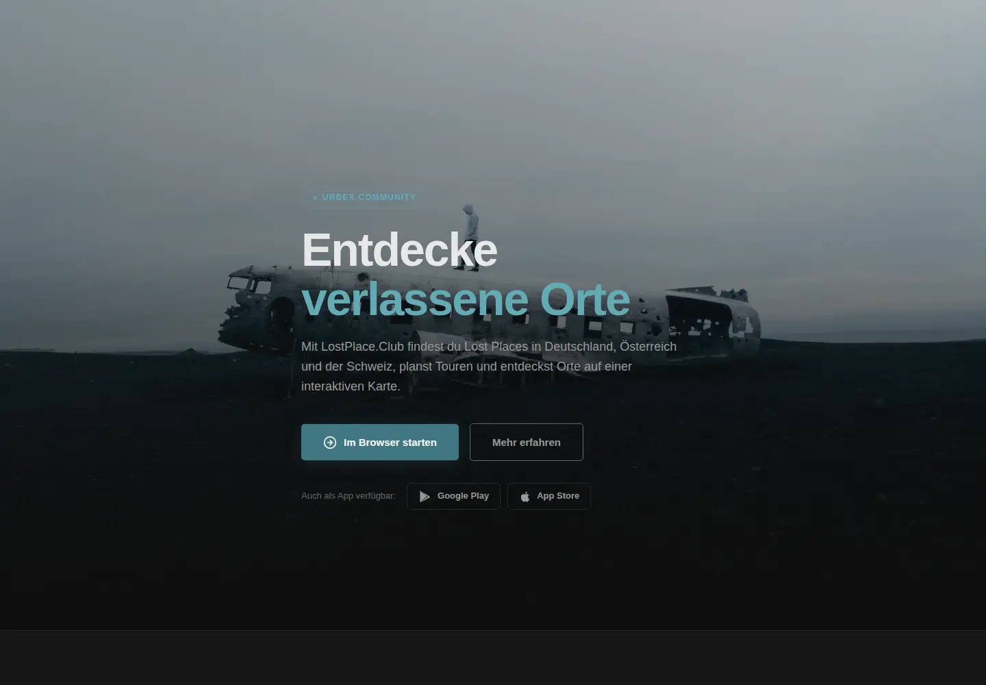 Screenshot of lostplace.club