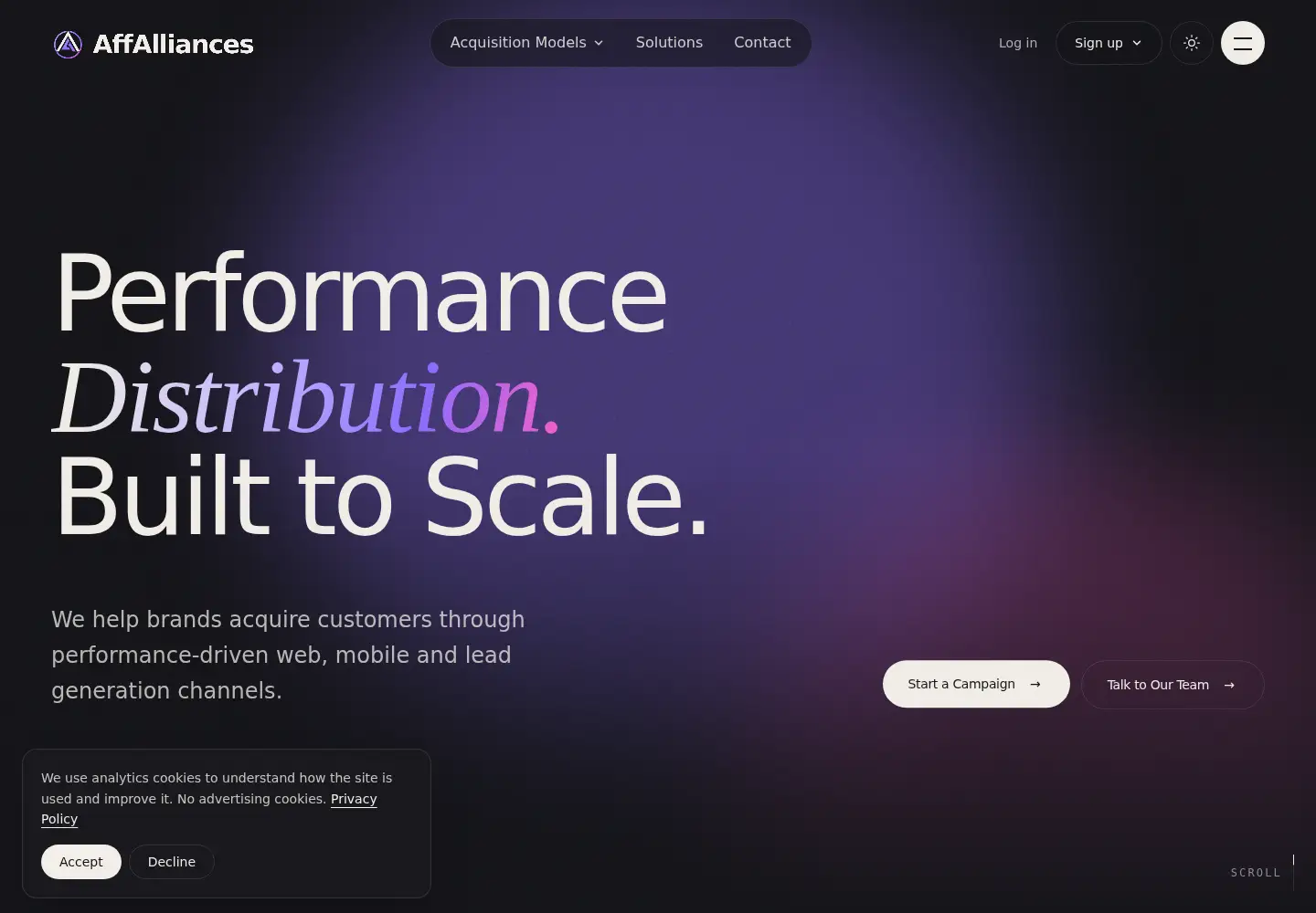 Screenshot of affalliances.com