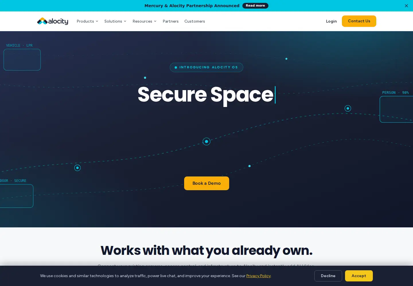 Screenshot of alocity.com