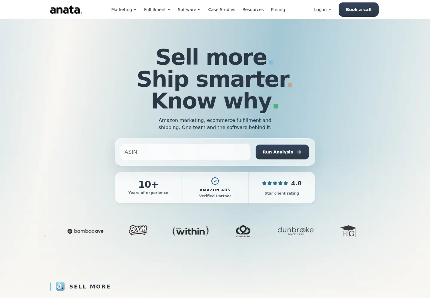 Screenshot of anatainc.com