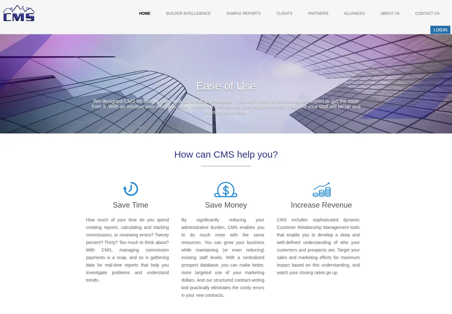 Screenshot of buildercms.com