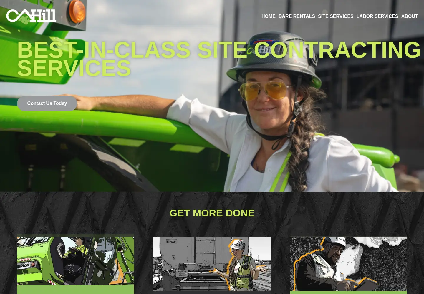 Screenshot of cahillresources.com