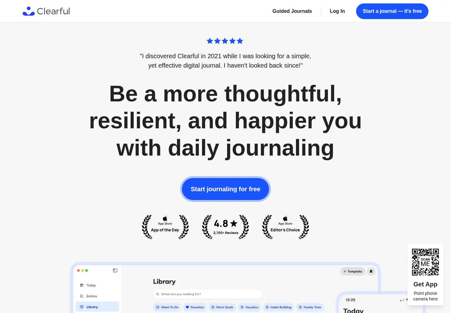 Screenshot of clearful.com