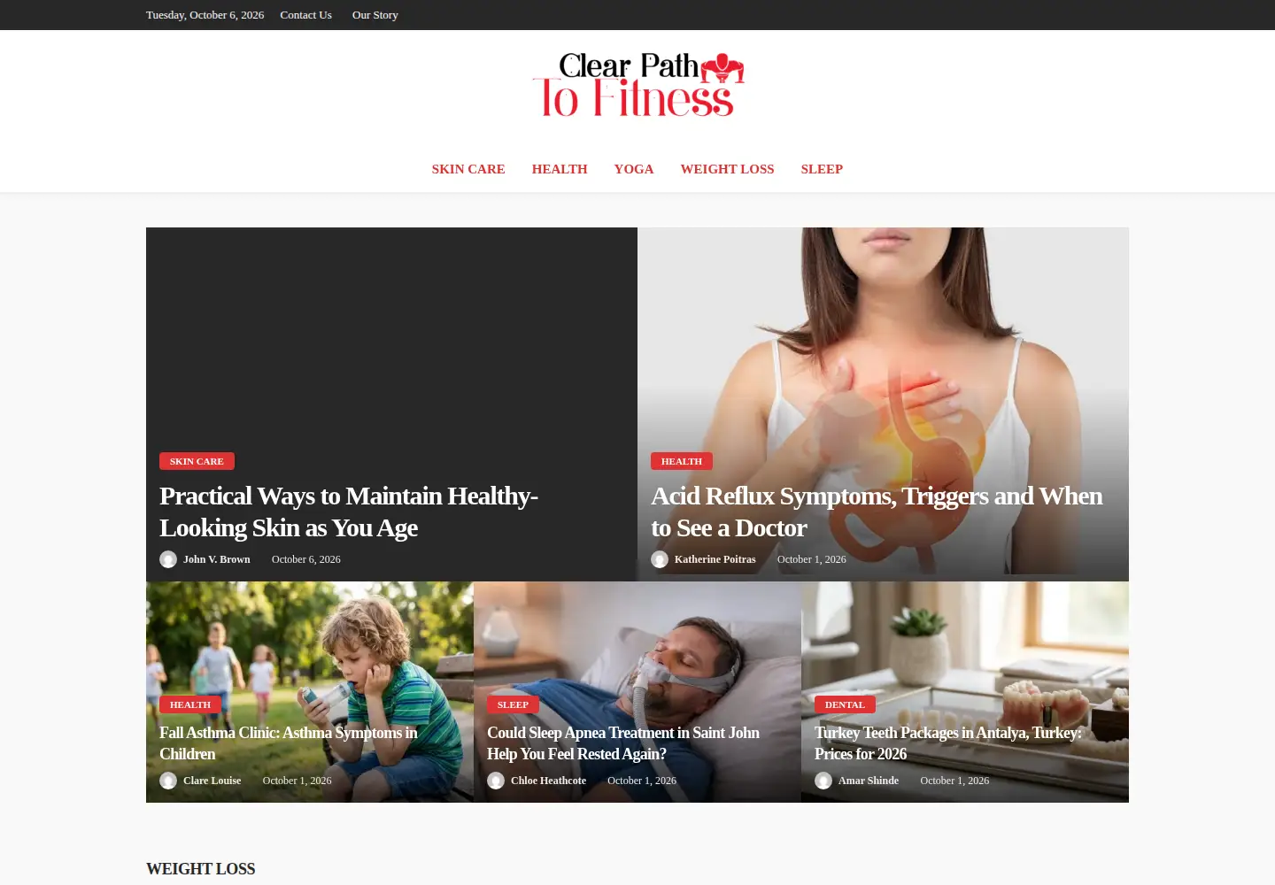 Screenshot of clearpathtofitness.com