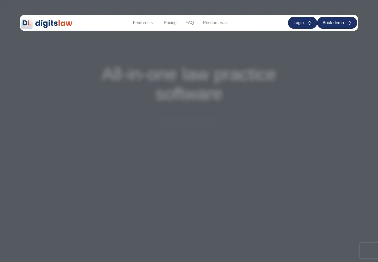 Captured homepage of digitslaw.com in the current scan