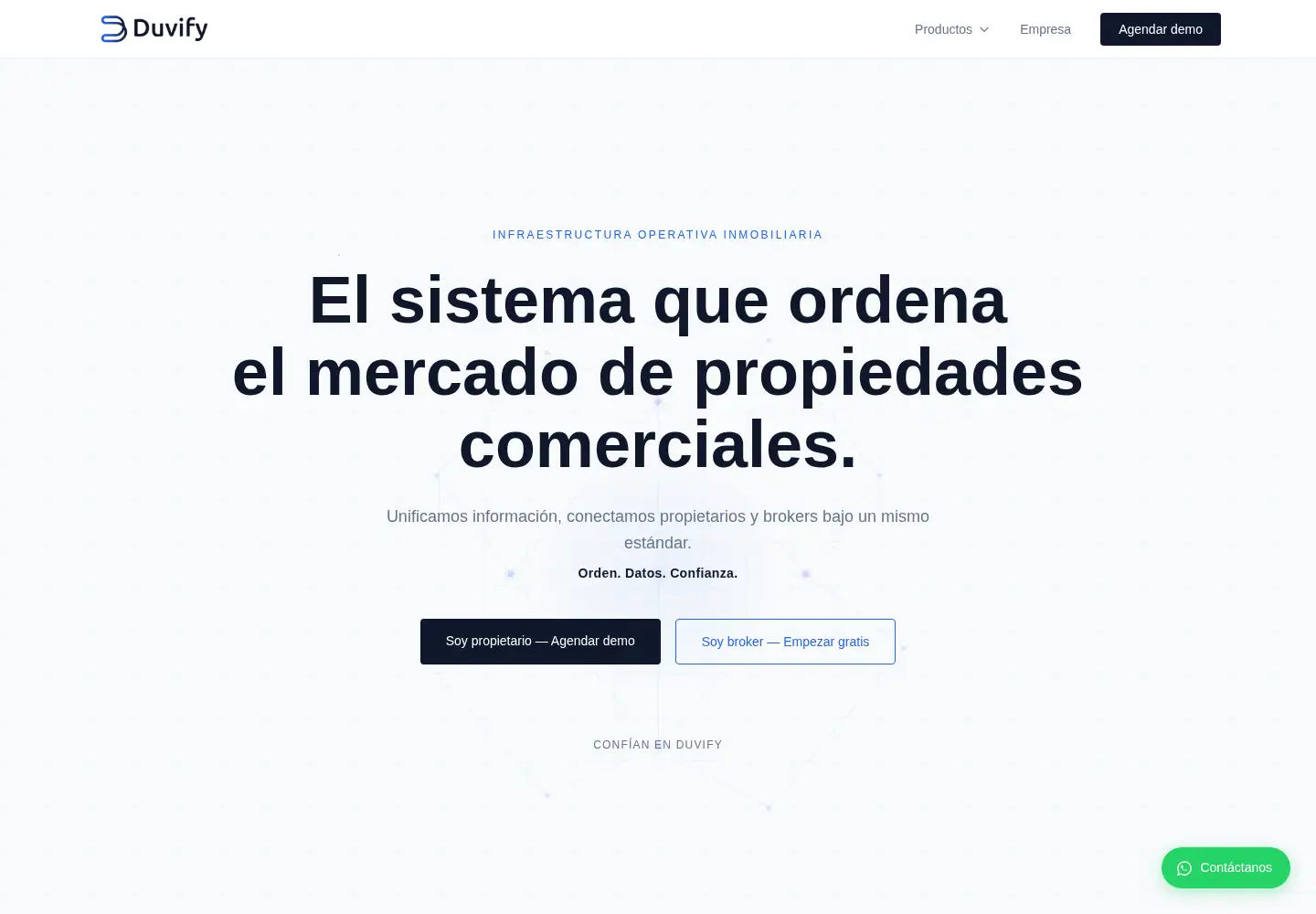 Screenshot of duvify.com