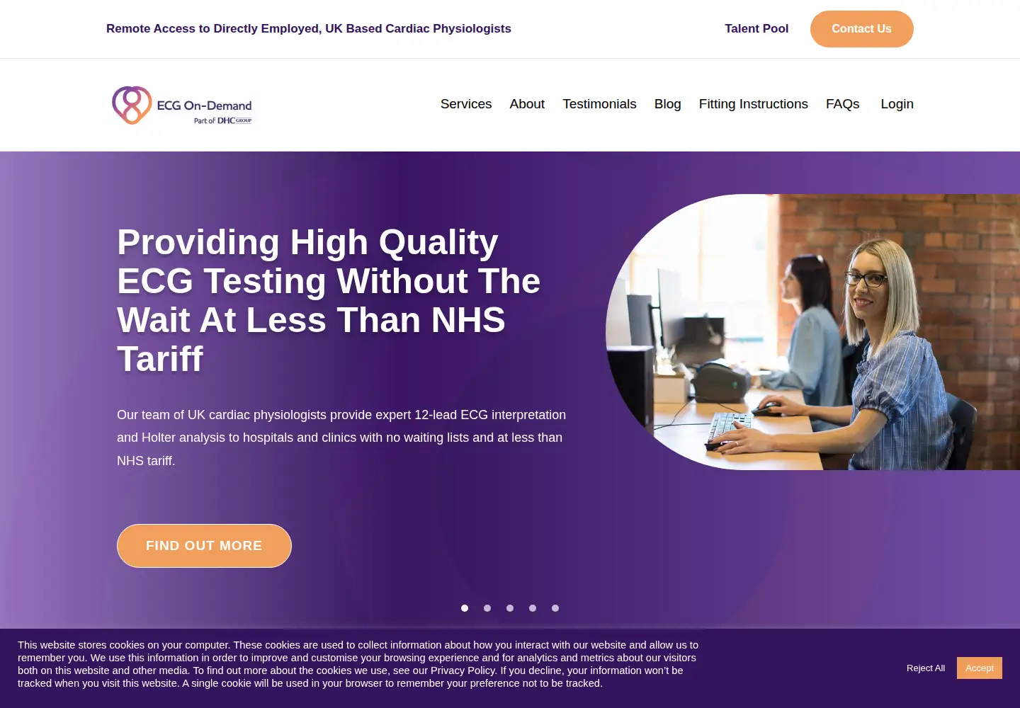 Screenshot of ecg-od.com