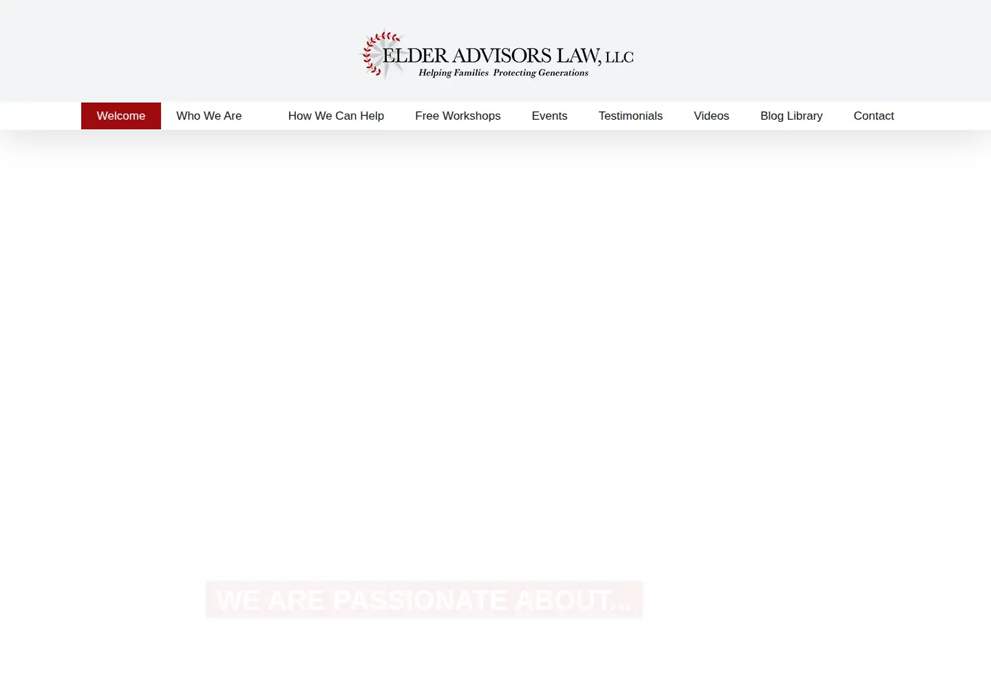 Screenshot of elderadvisorslaw.com