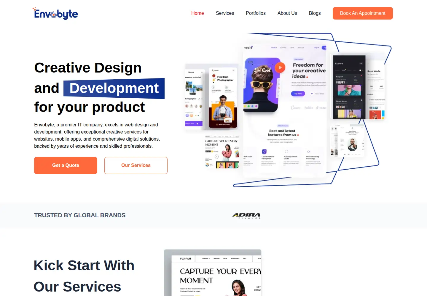 Screenshot of envobyte.com