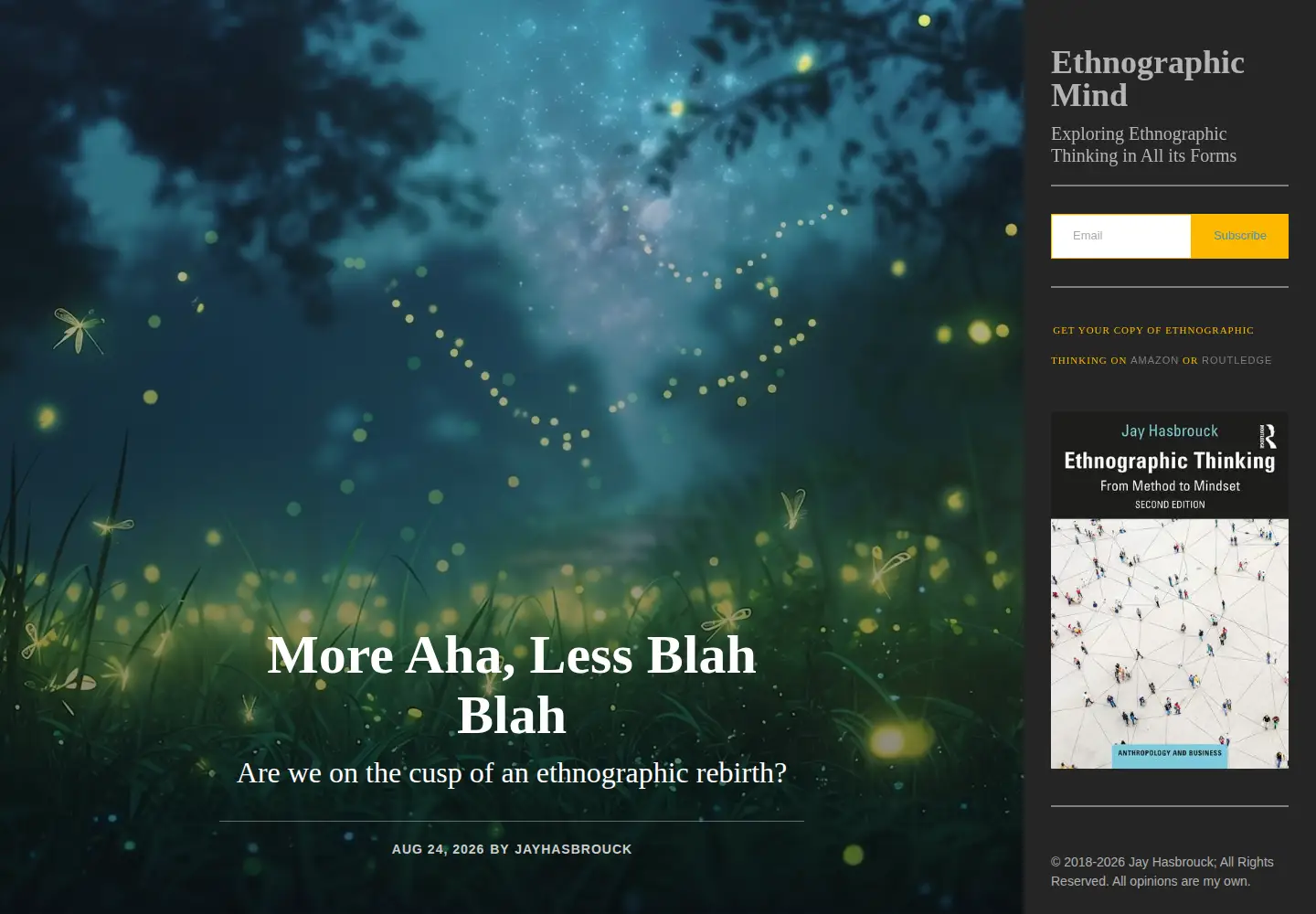 Screenshot of ethnographicmind.com