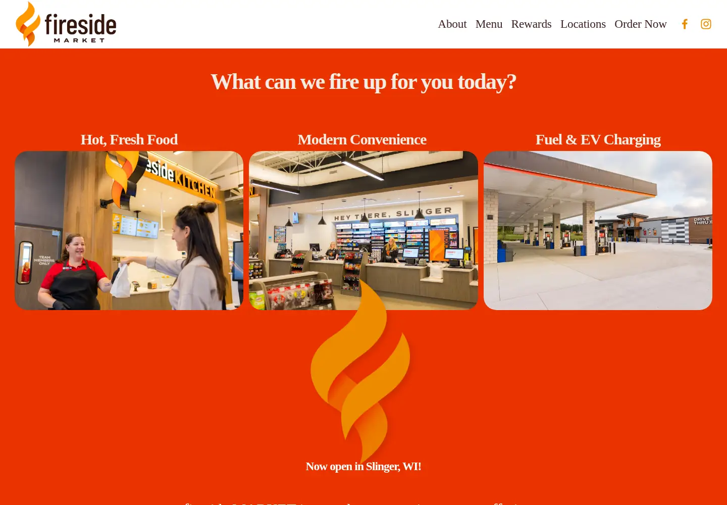 Screenshot of firesidemarket.com