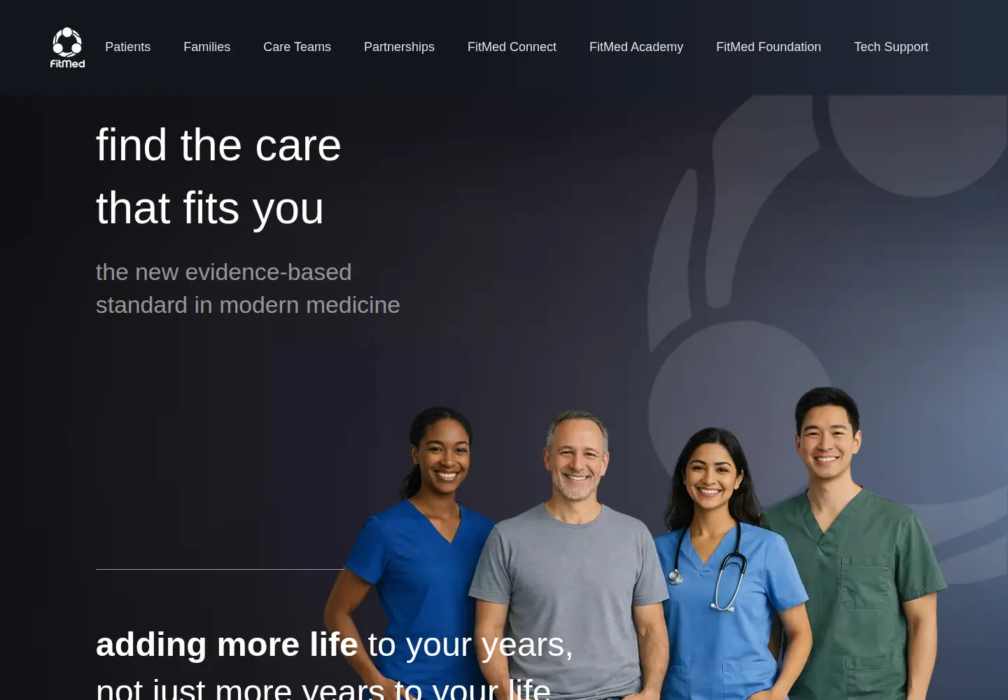 Captured homepage of fitmed.com in the current scan