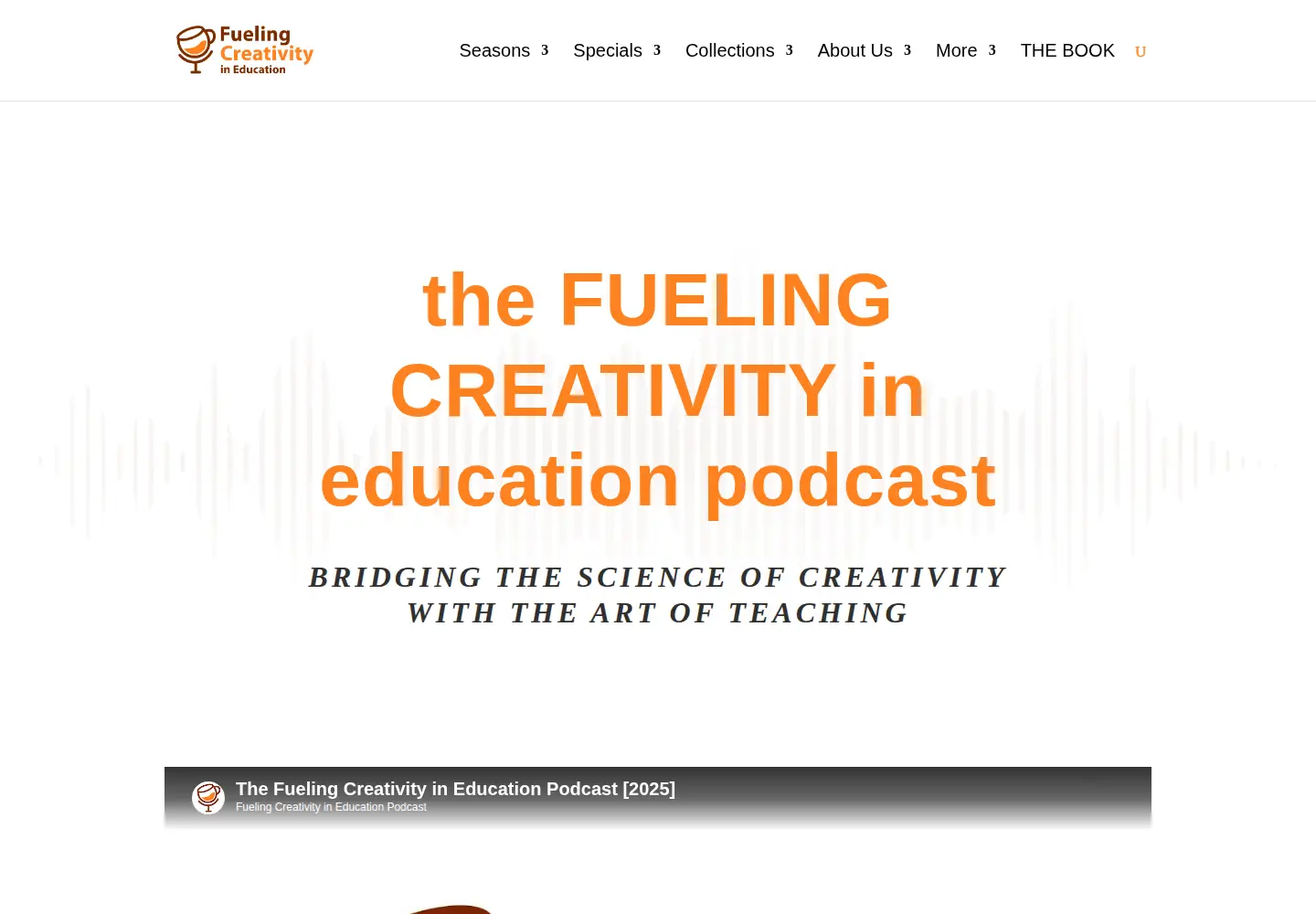 Captured homepage of fuelingcreativitypodcast.com in the current scan