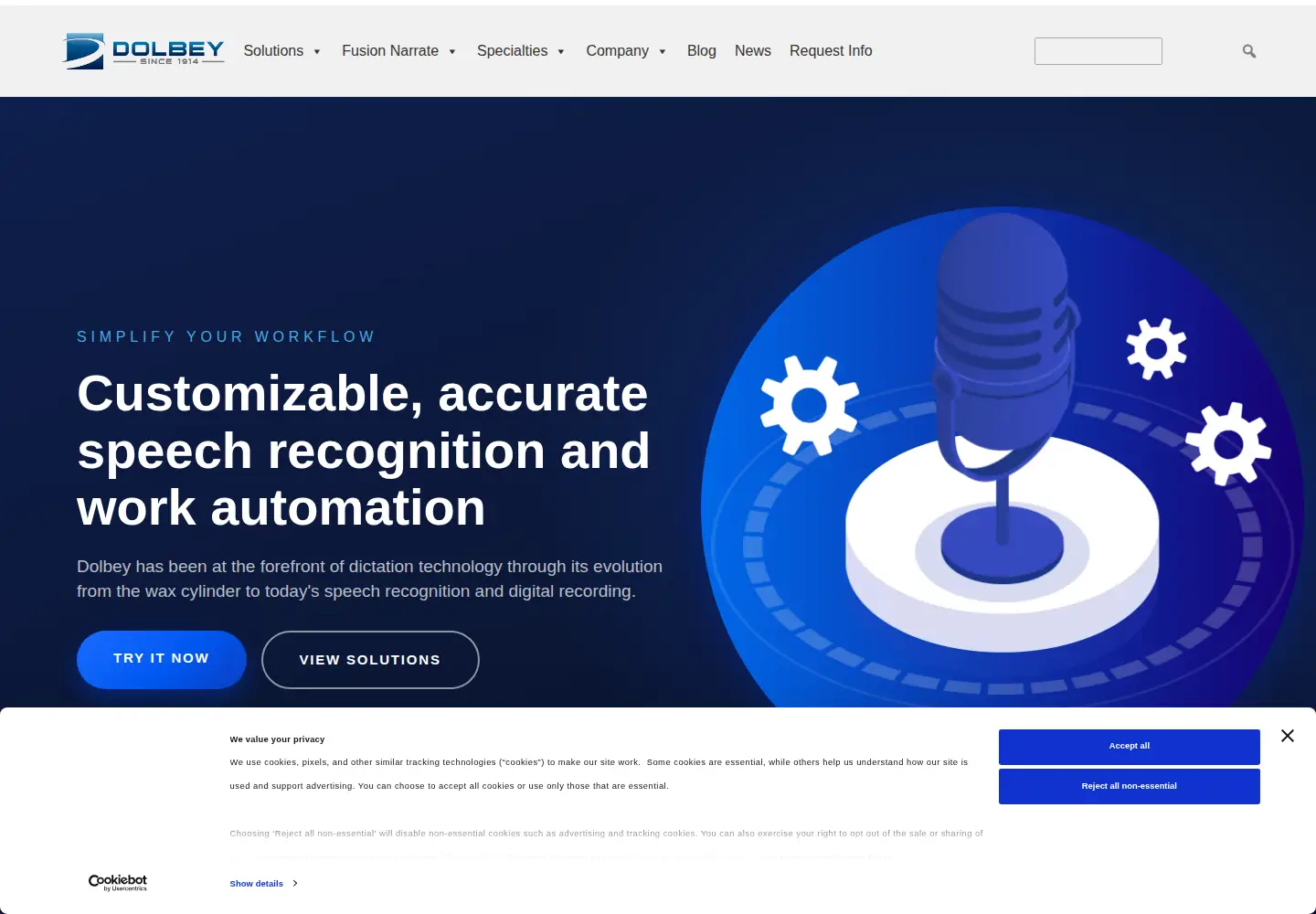 Screenshot of fusionnarrate.com