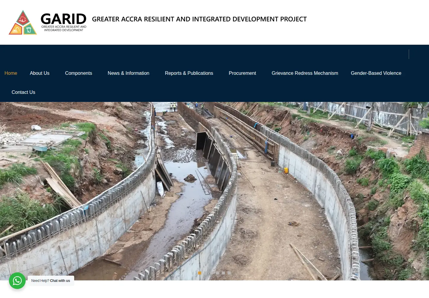 Screenshot of garid-accra.com