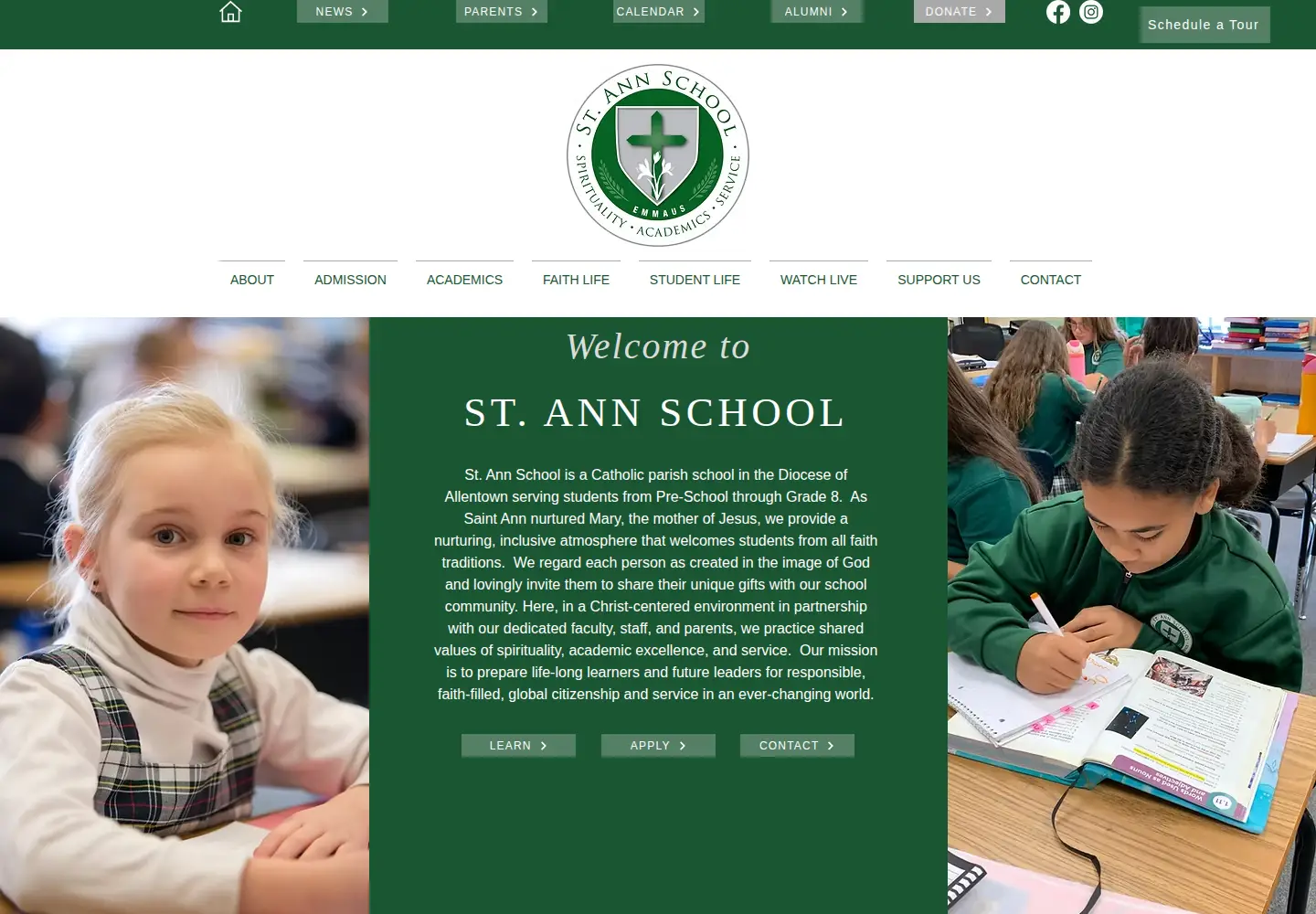 Screenshot of stann-emmaus.org