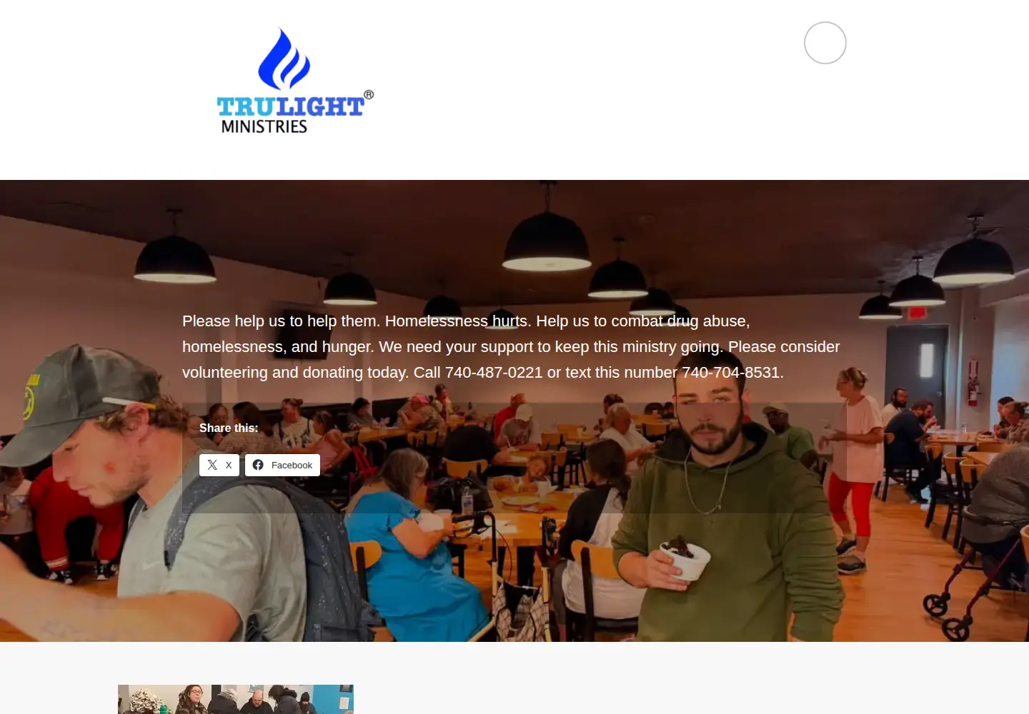 Screenshot of trulightministries.org