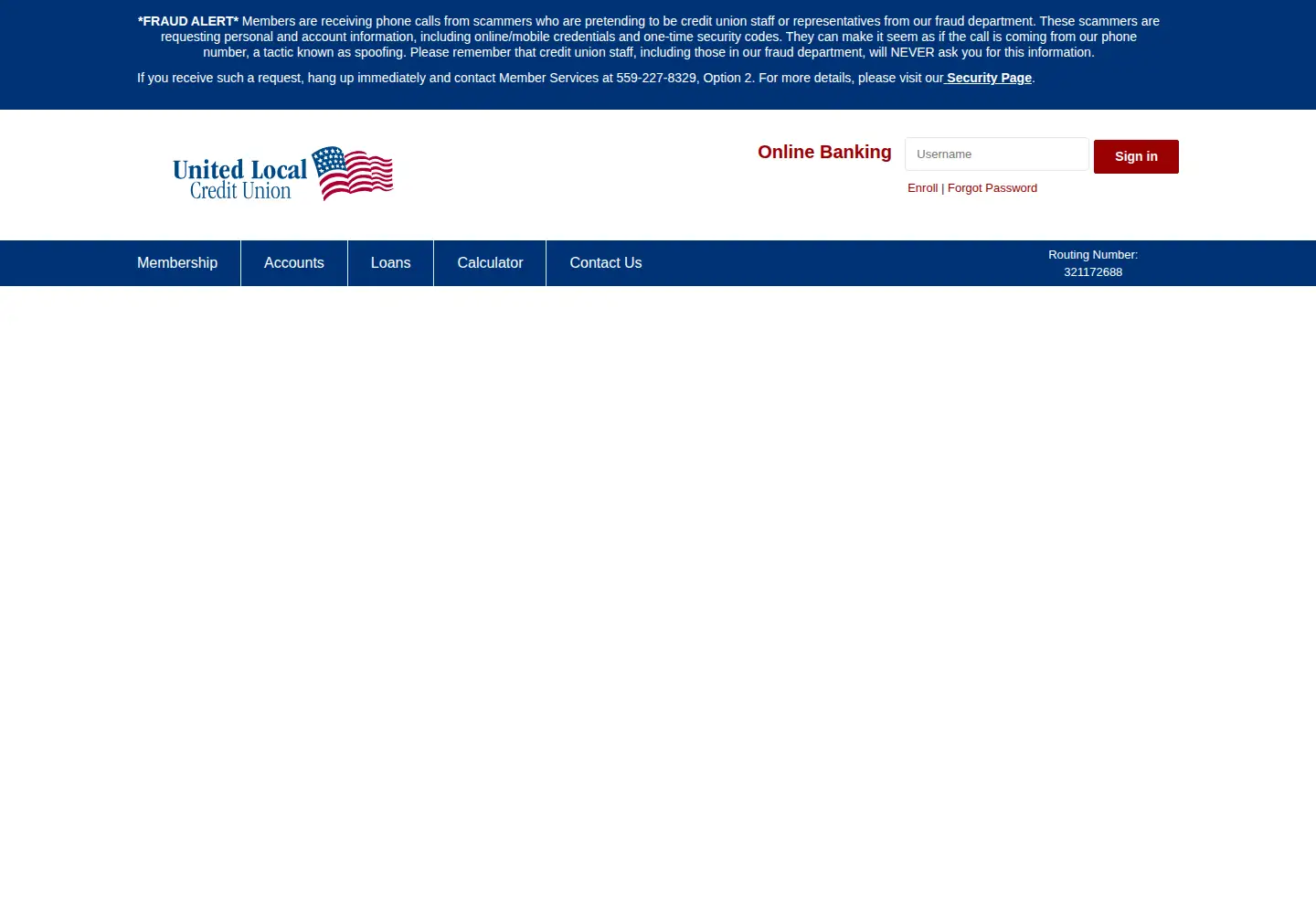Screenshot of unitedlocal.org