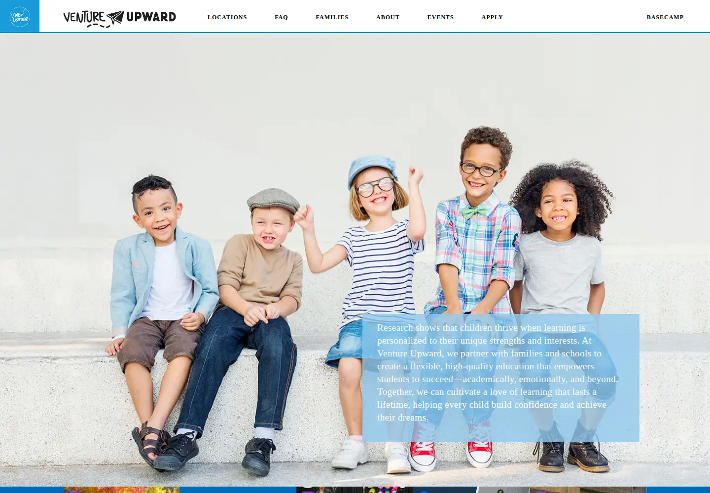 Screenshot of ventureupward.org
