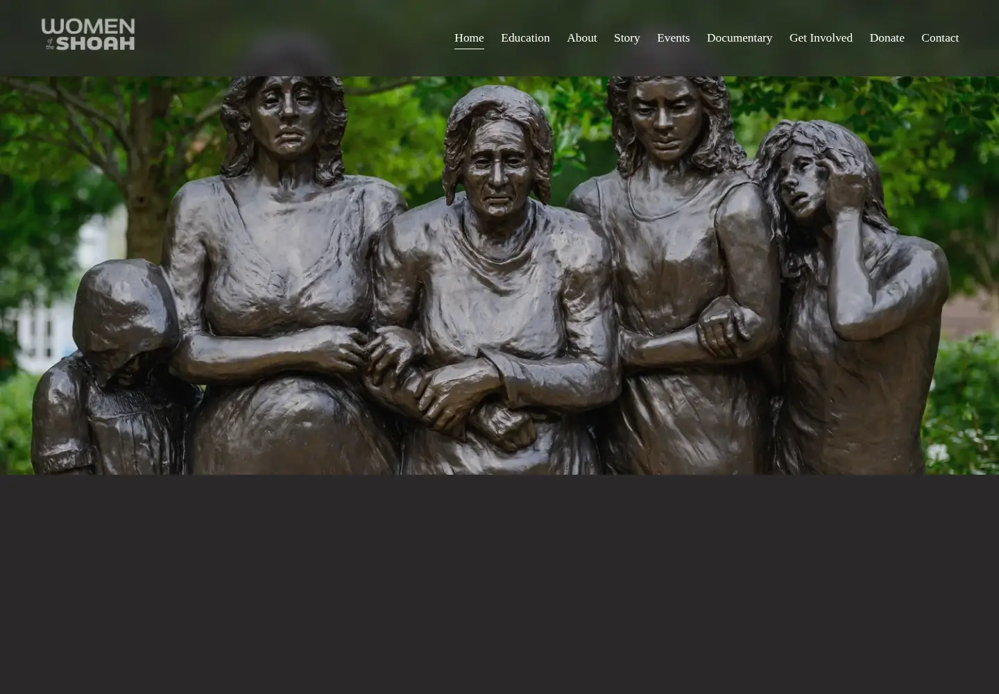 Screenshot of womenoftheshoahjp.org
