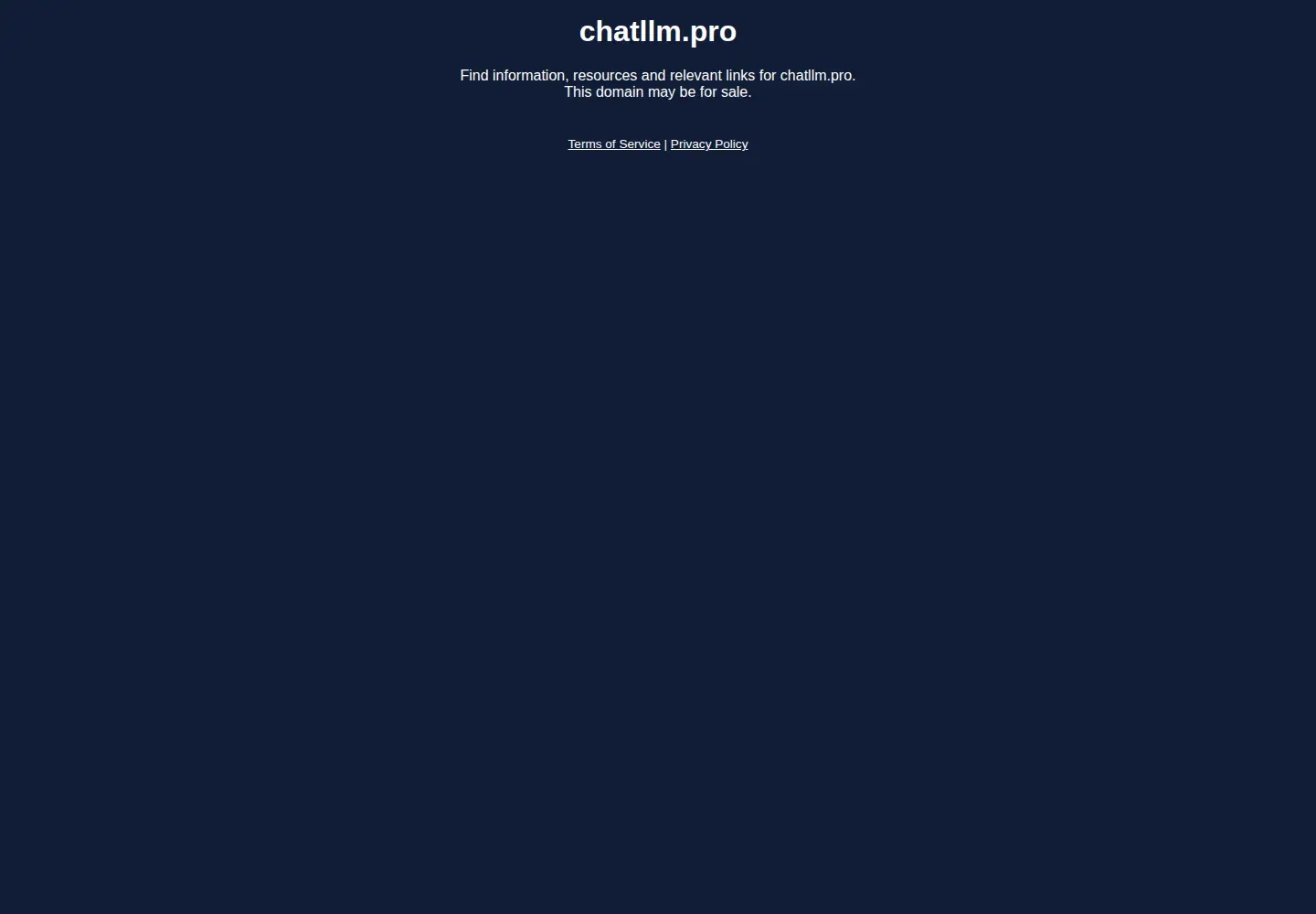 Screenshot of chatllm.pro