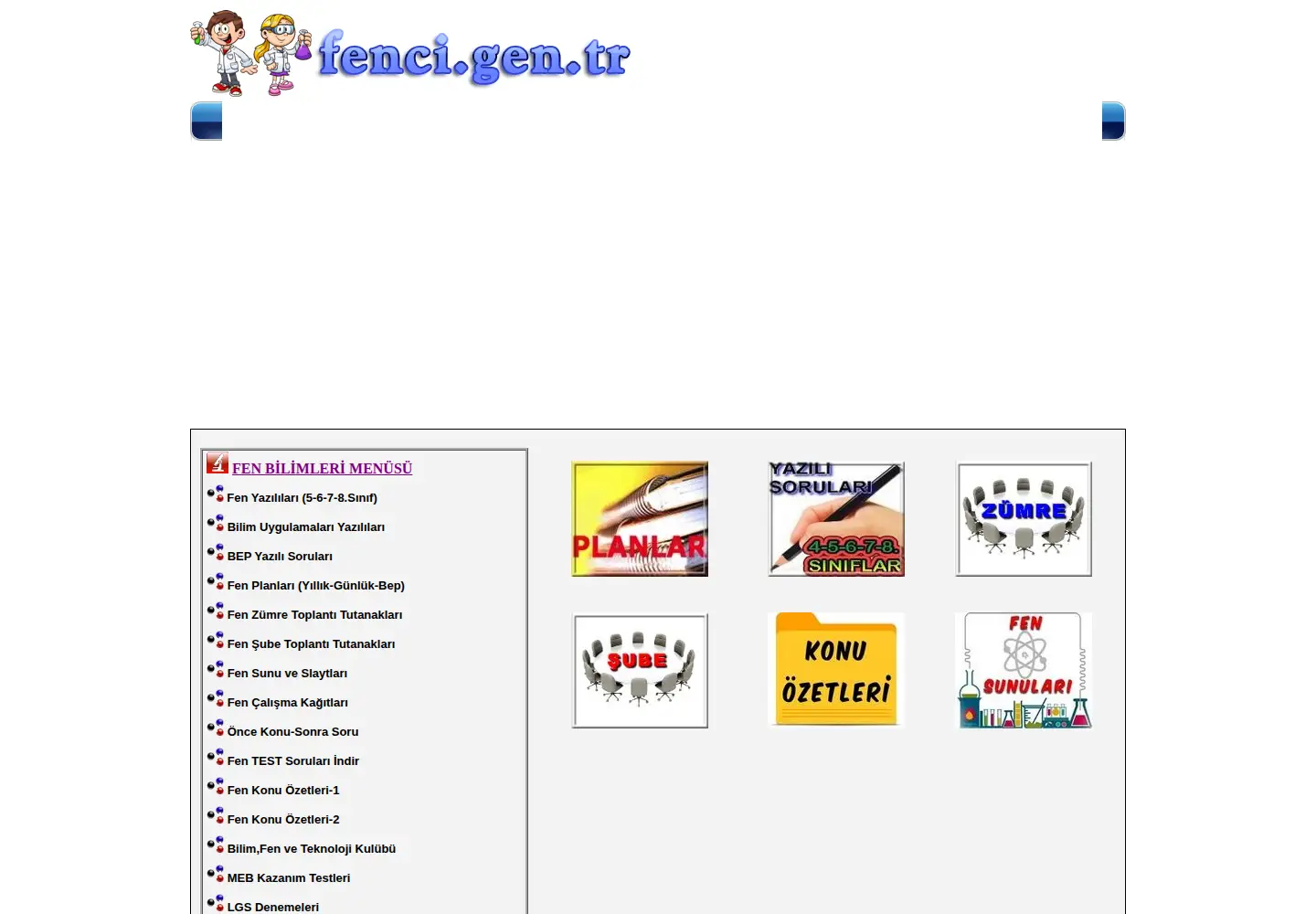 Screenshot of fenci.gen.tr