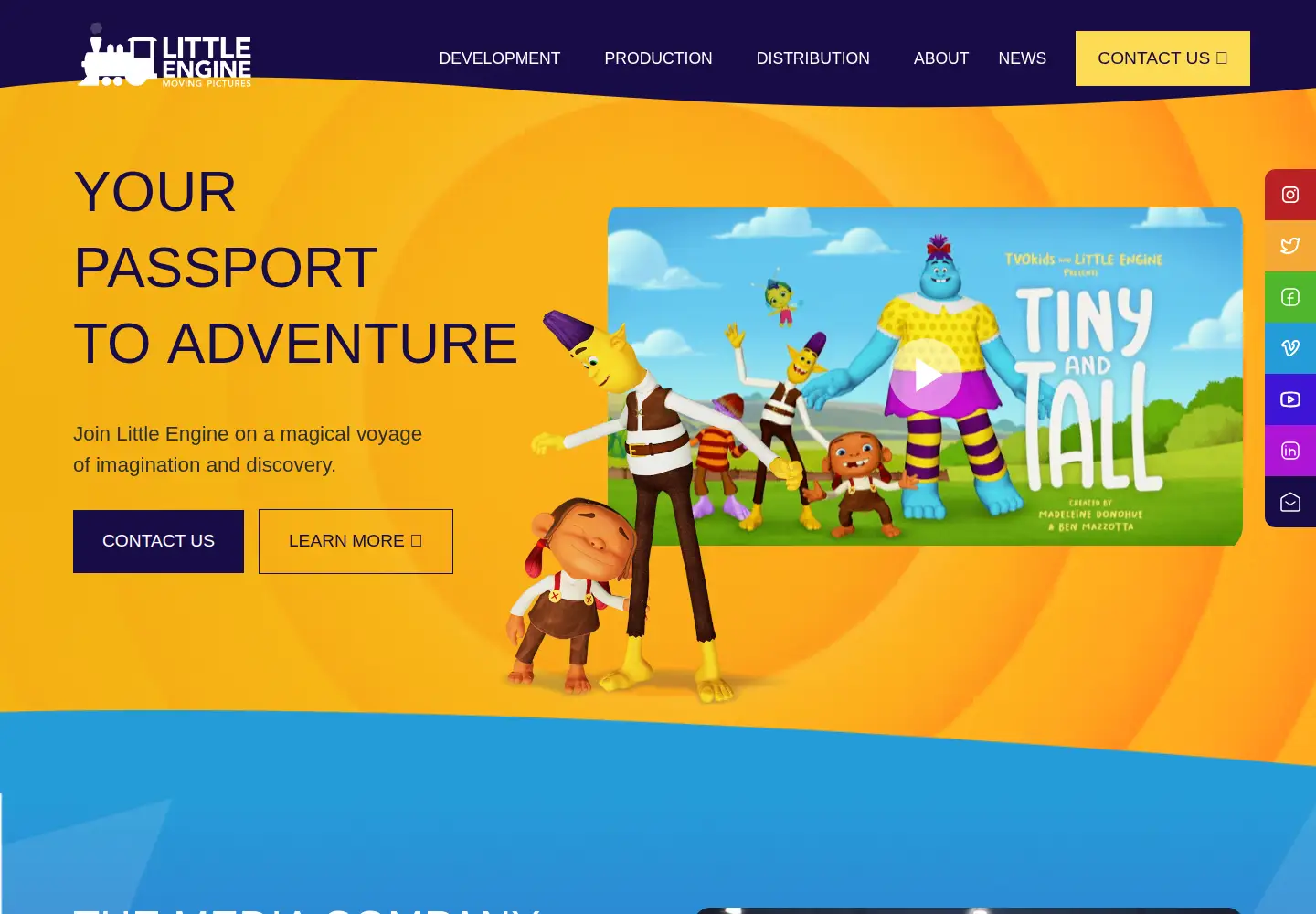 Captured homepage of littleengine.tv in the current scan