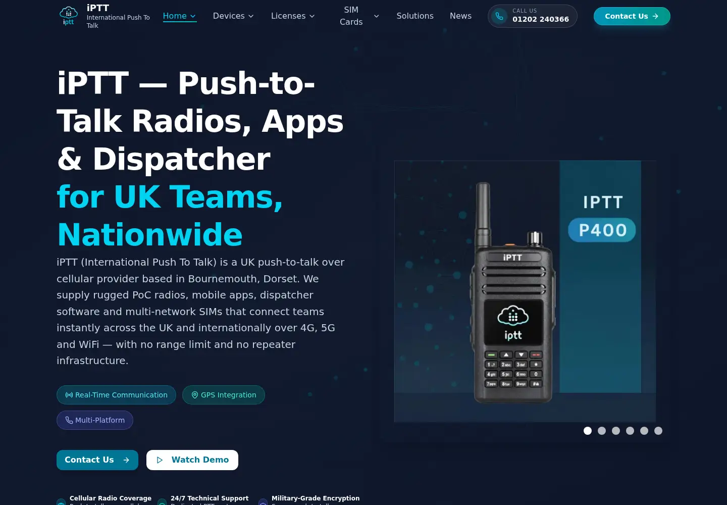 Screenshot of iptt.co.uk