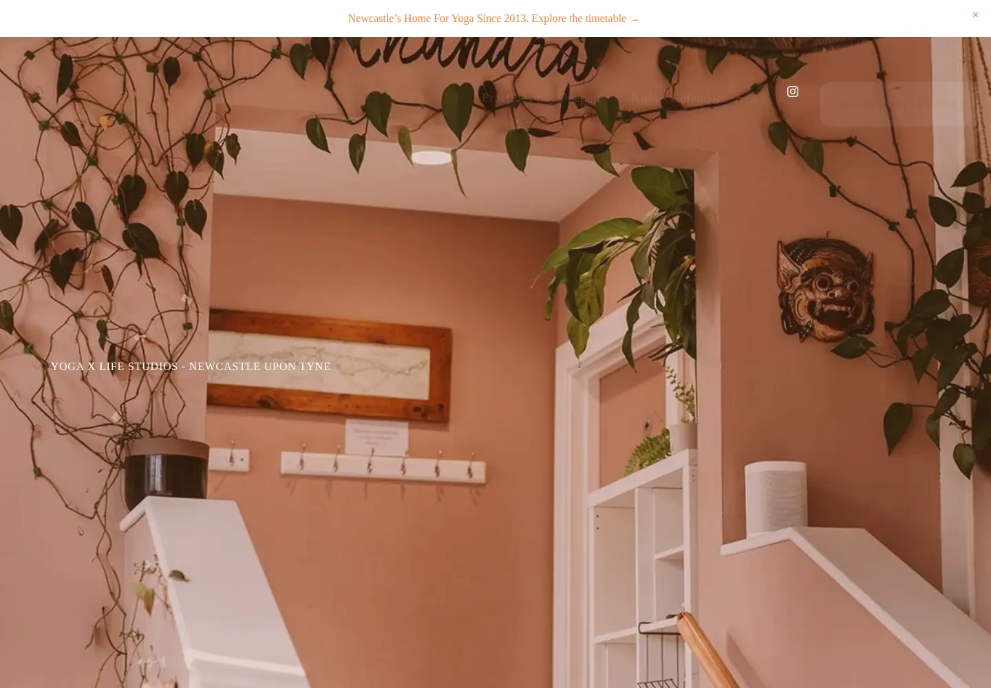 Captured homepage of yogatherapies.co.uk in the current scan