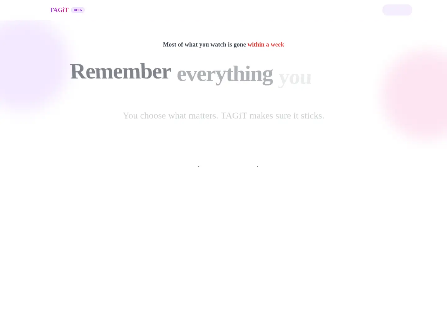 Screenshot of tagit.video