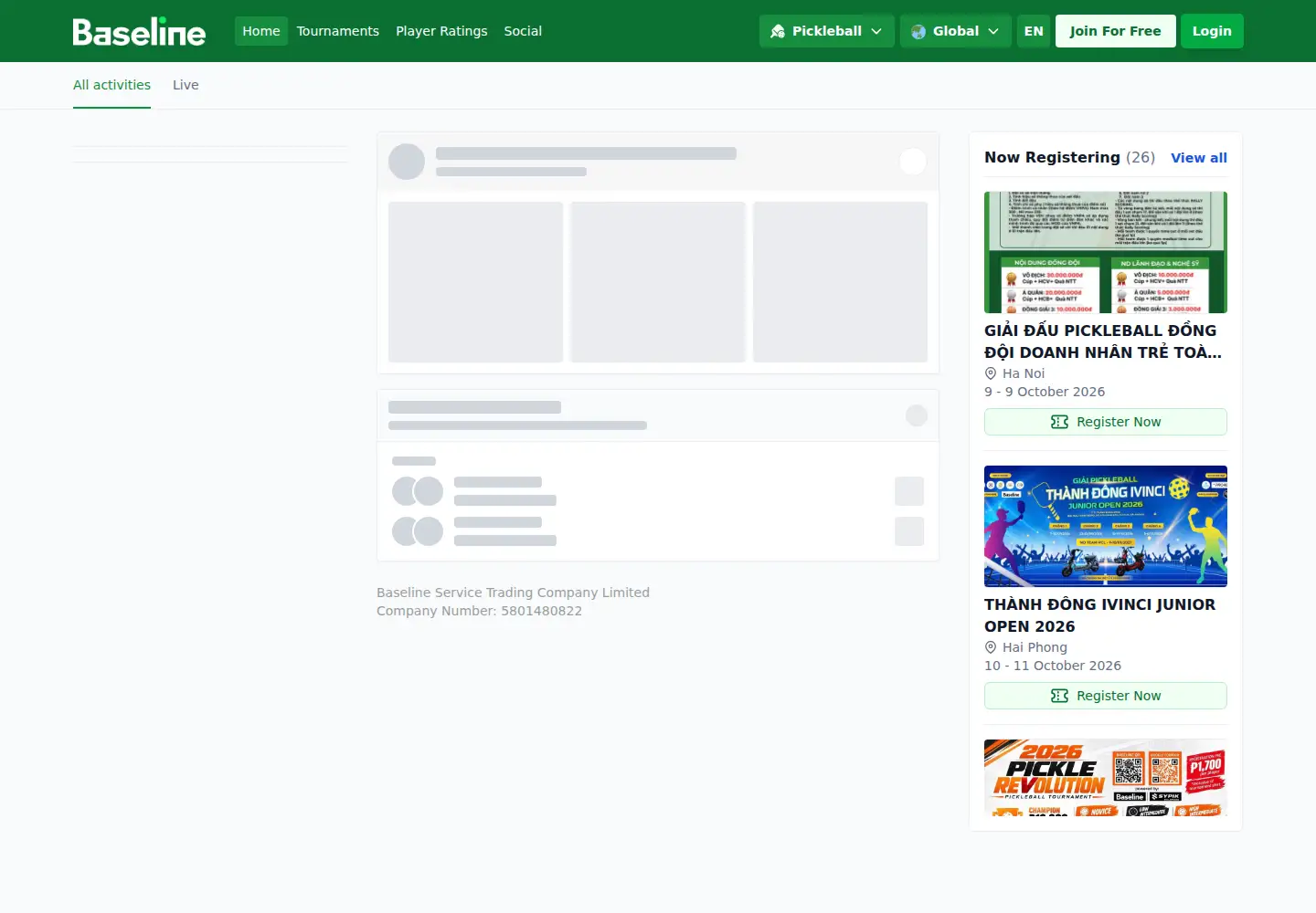 Screenshot of baseline.vn