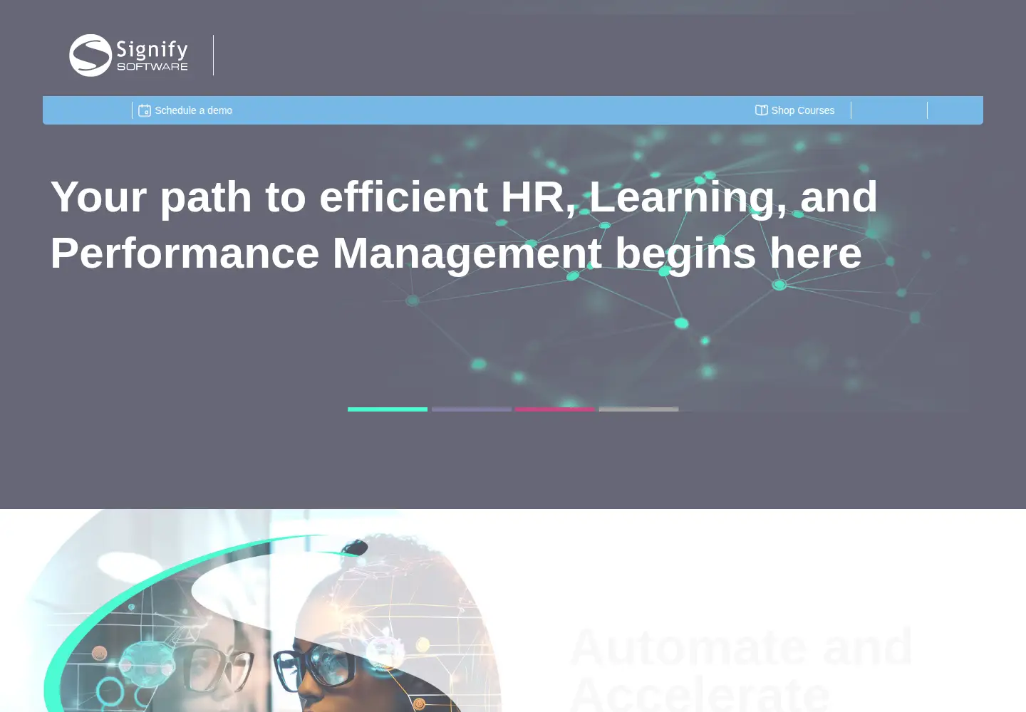 Screenshot of signify.co.za
