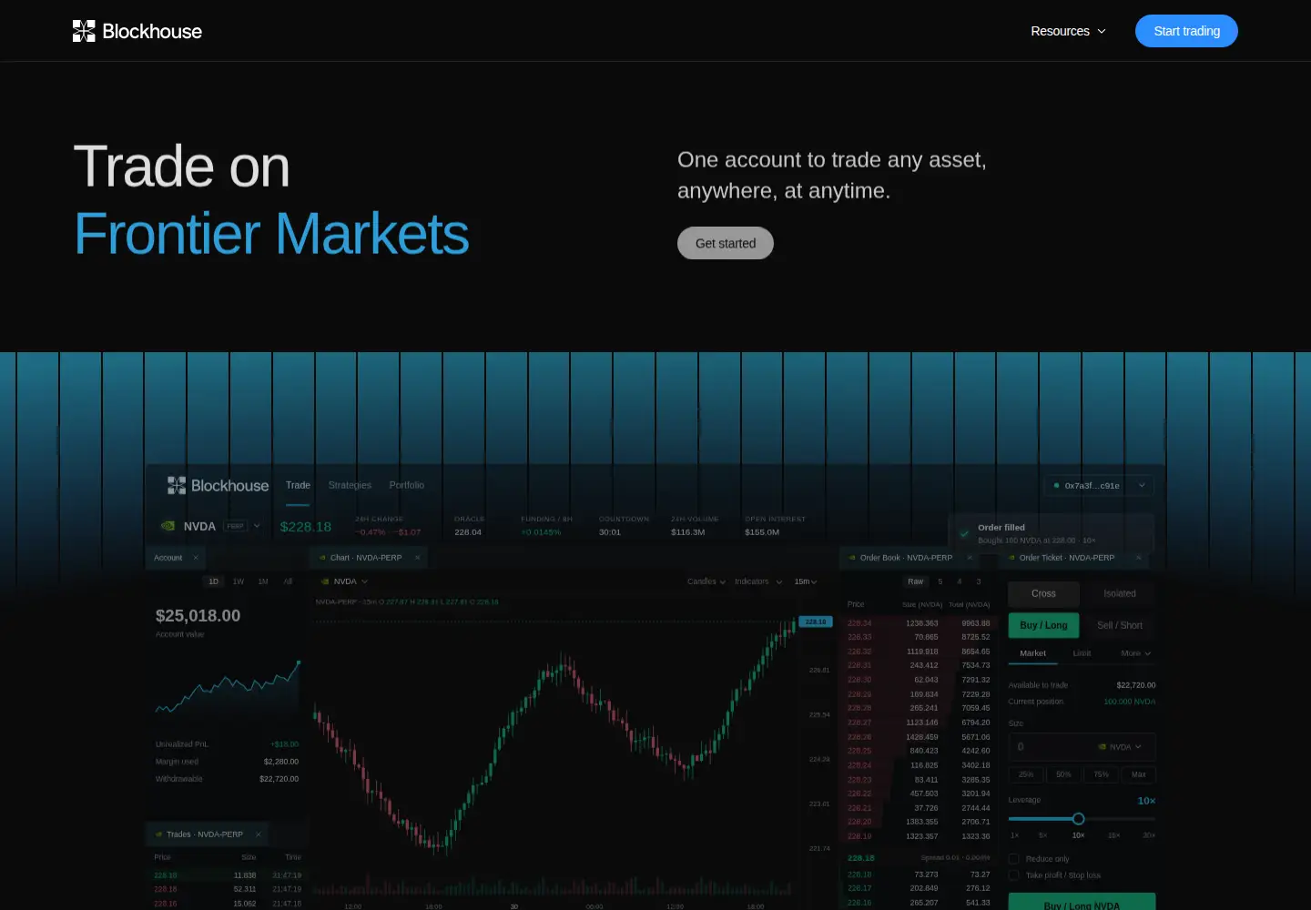 Screenshot of blockhouse.app