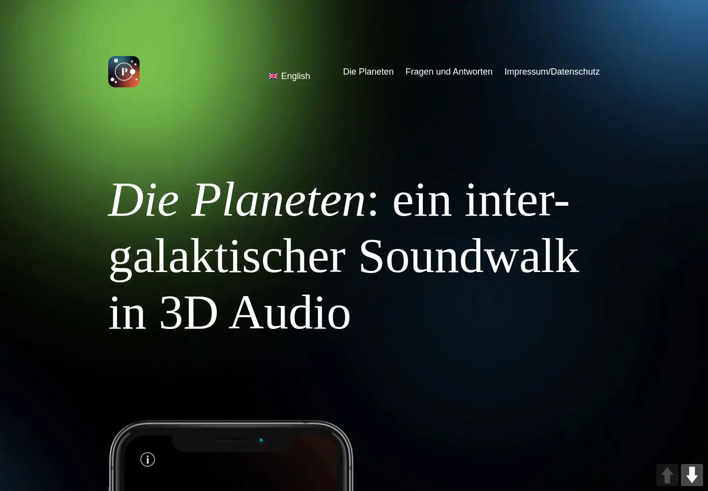 Screenshot of dieplaneten.app